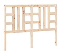 Qnhdfrt Untreated Solid Pine Wood Headboard, 141x4x100 cm