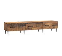Qnhdfrt Vintage Engineered Wood TV Stand with 3 Drawers