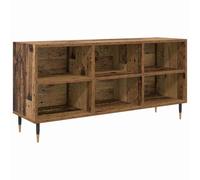 Qnhdfrt Vintage Engineered Wood TV Stand with Metal Legs