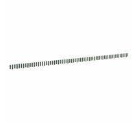 Qnhdfrt Volant d'auvent 580 x 20 cm en toile vert et blanc - Volant de rechange pour stores à bras articulés et ombrage dans le jardin, le balcon ou la terrasse