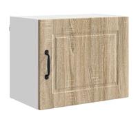 Qnhdfrt Wall Mounted Kitchen Cabinet, Engineered Wood, Sonoma Oak