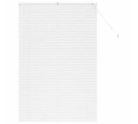 Qnhdfrt White Aluminum Venetian Window Blind, 175 x 120 cm
