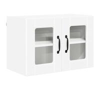 Qnhdfrt White Engineered Wood Kitchen Wall Cabinet with 2 Doors