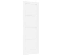 Qnhdfrt White Pine Wood Interior Sliding Door Panel, 73.5x211 cm