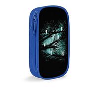 QNSZWDGE Anime Princess Mononoke Trousse à crayons D Custom Print Bleu, multicolore, Style européen et américain, rétro, moderne