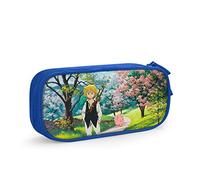 QNSZWDGE Meliodas The Seven Deadly Sins Trousse Bleu, multicolore, Style européen et américain, rétro, moderne