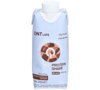 QNT Life Protein Shake Chocolat Belge - Boisson lactée protéinée avec BCAA Fluide 330 ml