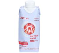 QNT Life Protein Shake Fraise - Boisson lactée protéinée avec BCAA Fluide 330 ml