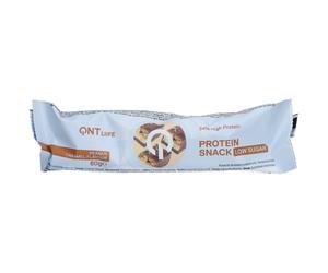QNT Life Protein Snack Low Sugar Cacahuète-Caramel Barre 12x60 g
