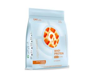 QNT Light Digest Caramel beurre Salé, Whey Protéine en poudre avec Whey isolate, Sans Gluten, Riche en fibres, Pauvre en sucre, 500g, 25 portions, Fabriqué en Belgique