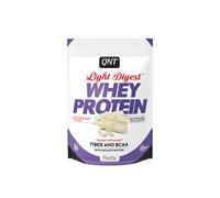 QNT Light Digest Chocolat Blanc, Whey Protéine en poudre avec Whey isolate, Sans Gluten, Riche en fibres, Pauvre en sucre, 500g, 25 portions, Fabriqué en Belgique