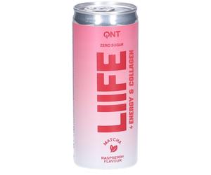 QNT Liife Energy & Collagen Matcha Framboise Boisson 250 ml
