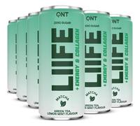 QNT Liife Energy Collagen Matcha Green Tea Lemon-Mint 12x250ml