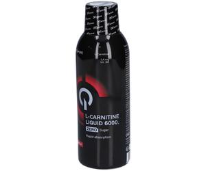 QNT Metapure L-Carnitine Liquid 6000 Framboos Zero Sugar Framboise Fluide Oral 500 ml