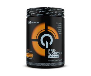 QNT Metapure Preworkout Overdrive Mango Massacre Poudre 390 g