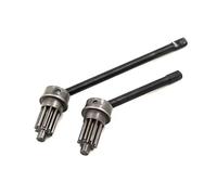 QOAKSDY Arbre de Transmission RC pour TRAXXAS TRX4 TRX6 1/10 RC Crawler Car Upgrade Parts 2Pcs Acier Essieu Avant Portail Entraînement Engrenage D'entrée CVD Arbre De Transmission