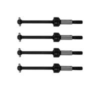 QOAKSDY Pièces RC Compatible avec 3RACING pour Sakura pour XIS pour Nu 44mm Arbre D'entraînement CVD en Acier RC Pièces De Mise À Niveau De Voiture Accessoires(4pcs)