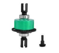 QOAKSDY Pièces RC Compatible avec Arrma 6S 1/8 pour Kraton pour Outcast 1/7 pour Mojave pour Felony, Pièces De Mise À Niveau, Différentiel Avant Et Arrière en Métal 43T 10T(Green)