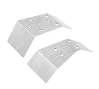 QOAKSDY Pièces RC Compatible avec ARRMA pour Gorgon pour Monster Truck 2WD 1/10 RC, Pièces De Mise À Niveau De Voiture en Acier Avant Et Arrière pour Protection D'armure De Châssis