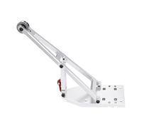 QOAKSDY Pièces RC Compatible avec Axial pour Capra 1.9UTB pour Trail Kit pour Capra Pièce De Mise À Niveau 1/10 RC Voiture Chenille Camion en Aluminium Dépanneuse Kit De Bras De Grue(Silver)