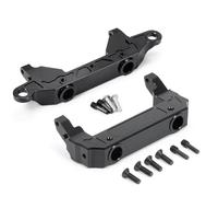 QOAKSDY Pièces RC Compatible avec Axial pour SCX10 III AXI03007 AXI03006 AXI03027 Rails De Cadre De Montage De Pare-Chocs Avant Arrière en Métal pour Chenille RC 1/10(Rear and Front)