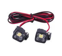 QOAKSDY Pièces RC Compatible avec Axial pour SCX10 III CJ7 pour Wraith pour Capra VS4-10 Pièces De Bricolage 2 Pièces RC Voiture Lumières Lumineuses Projecteur 1/8 1/10 RC Crawler Car