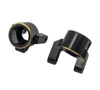 QOAKSDY Pièces RC Compatible avec Axial SCX10 Pro Métal Avant C Moyeu pour Porte-Roue Roulette Bloc 1/10 RC Crawler Voiture Pièces De Mise À Niveau Accessoires