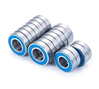 QOAKSDY Pièces RC Compatible avec DBXL-E pour Desert pour Buggy 1/5 RC Crawler Car Parts 18Pcs Roulement À Billes en Acier Caoutchouc Scellé pour Mini rc Cars Pièces De Rechange