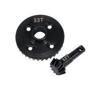 QOAKSDY Pièces RC Compatible avec Defender pour Bronco K5 pour TRX6 1/10 RC Mise À Niveau De Voiture sur Chenilles 1 Jeu De Pignon Différentiel D'essieu Overdrive Underdrive en Acier(Underdrive Gear)