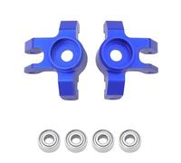 QOAKSDY Pièces RC Compatible avec LOSI pour Mini pour LMT pour Brushed pour Monster Truck, Moyeu C en Aluminium, Tasse De Direction Avant avec Roulement Élargi, Voiture RC 1/18(Blue,Steering Cup)