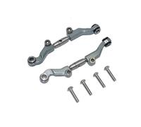 QOAKSDY Pièces RC Compatible avec LOSI pour Mini-t 2.0 2WD pour Stadium De Stade RTR 1/18 RC, Lien De Biellette De Direction Avant Réglable en Métal LOS214013(Gray)