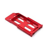 QOAKSDY Pièces RC Compatible avec MN MN86 MN86S MN86KS pour MN128 4WD G500 1/12 RC Voiture Chenille Pièces Modifiées Support De Batterie De Mise À Niveau en Métal(Red)