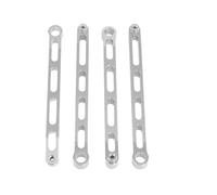 QOAKSDY Pièces RC Compatible avec MN pour MN168 LC79 pour MN78 pour MN168 1/12 RC Voiture Métal pour Châssis Tige De Fixation Mise À Niveau Cadre Fixation Liaison(Silver)