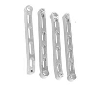 QOAKSDY Pièces RC Compatible avec MN pour MN168 LC79 pour MN78 pour MN82 1/12 RC Voiture Métal pour Châssis Tige De Fixation Mise À Niveau Cadre Fixation Liaison(Silver)