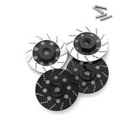 QOAKSDY Pièces RC Compatible avec Sakura D4 pour La Route sur Route pour La Voiture De Course 1/10 Rc Parties De Voiture 4pcs De Roue À Disque De Frein Métallique Boîte De Jante(Black)
