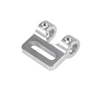 QOAKSDY Pièces RC Compatible avec SCX10 pour LCG pour Pièce Mise À Niveau du Châssis, Guide-câble Modulaire Réglable pour Pare-Chocs À Tube De 4,5 Mm, Treuil À Échelle 1/10 RC Crawler Rigs(Silver)