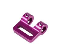 QOAKSDY Pièces RC Compatible avec SCX10 pour LCG pour Pièce Mise À Niveau du Châssis, Guide-câble Modulaire Réglable pour Pare-Chocs À Tube De 4,5 Mm, Treuil À Échelle 1/10 RC Crawler Rigs(Purple)