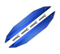 QOAKSDY Pièces RC Compatible avec Traxxas pour MAXX V2 2.0 4S 4WD pour Monster Truck 1/10 RC, Pièces De Voiture, Protection D'aile Extérieure pour Châssis, Barres Nerf, Jeu Jupes Latérales(Blue)