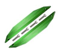 QOAKSDY Pièces RC Compatible avec Traxxas pour MAXX V2 2.0 4S 4WD pour Monster Truck 1/10 RC, Pièces De Voiture, Protection D'aile Extérieure pour Châssis, Barres Nerf, Jeu Jupes Latérales(Green)