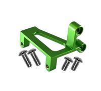 QOAKSDY Pièces RC Compatible avec Traxxas pour TRX4 pour Defender pour Bronco G500 pour TRX6 G63 1/10 RC Pièces De Mise À Niveau De Voiture sur Chenilles Support Servo en Métal(Green)