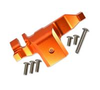 QOAKSDY Pièces RC Compatible avec Traxxas pour TRX4 pour Defender pour Bronco pour TRX6 G63 Pièces De Voiture RC 1/10 Support Moteur Couvercle De Pignon Inférieur Plaque De Protection(Orange)