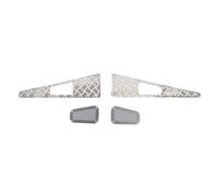 QOAKSDY Pièces RC Compatible avec Traxxas pour TRX4M pour Defender 1/18 RC Accessoires De Voiture Plaque De Protection De Capot en Acier Feuille Décorative Grille D'admission