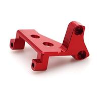 QOAKSDY Pièces RC Compatible avec Traxxas TRX-4 Support De Servo en Alliage D'aluminium pour Voiture RC 1/10 Réparation De Boîte De Vitesses Support De Servo De Verrouillage Différentiel(Red)