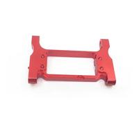 QOAKSDY Pièces RC Compatible avec TRX-4 Pièces De Mise À Niveau De Voiture sur Chenilles RC 1/10 en Aluminium Avant Arrière pour Supports De Poutre De pour Traverse De Châssis(Red,Front)
