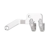 QOAKSDY Pièces RC Compatible avec TRX4 TRX6 Pièces De Mise À Niveau Support Panhard en Aluminium CNC 1:10 Accessoires pour Voiture sur Chenilles RC(Silver)