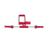 QOAKSDY Pièces RC Compatible avec VP VS4-10 1/10 RC, Axe De Portail De Voiture sur Chenilles Bta, Échelle De Montage Servo, Lien De Direction Hydraulique, Kit De Mise À Niveau, Pièces(Red)