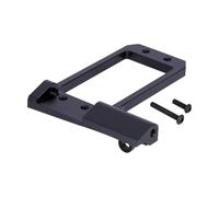 QOAKSDY Pièces RC Compatible avec VS4-10 pour Phoenix F10, Axe Avant en Aluminium À Centre De Gravité Bas, Support De Servo Bat Et Adaptateur 4 Maillons 1/10 pour Rock Crawler(Black)