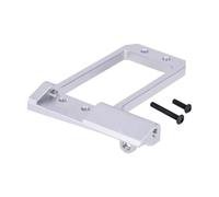 QOAKSDY Pièces RC Compatible avec VS4-10 pour Phoenix F10, Axe Avant en Aluminium À Centre De Gravité Bas, Support De Servo Bat Et Adaptateur 4 Maillons 1/10 pour Rock Crawler(Silver)