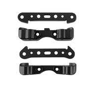 QOAKSDY Pièces RC pour Arrma pour KRATON 8S pour Outcast 8S 1/5 RC Pièces De Mise À Niveau Voiture Accessoires Code De Bras De Suspension Avant Et Arrière en Métal avec Broche(Black)