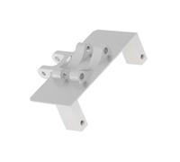 QOAKSDY Pièces RC pour Axial pour SCX24 AXI90081 AXI00002 pour EMAX ES08MA 1/24 RC, Pièce De Mise À Niveau De Voiture sur Chenilles, Support De Montage De Servo en Métal(Silver)